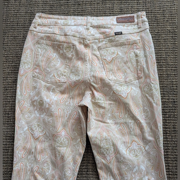 Wrangler High Rise Fierce Flare Paisley Jeans Women's 12/31x32 Lainey Country - Picture 10 of 10